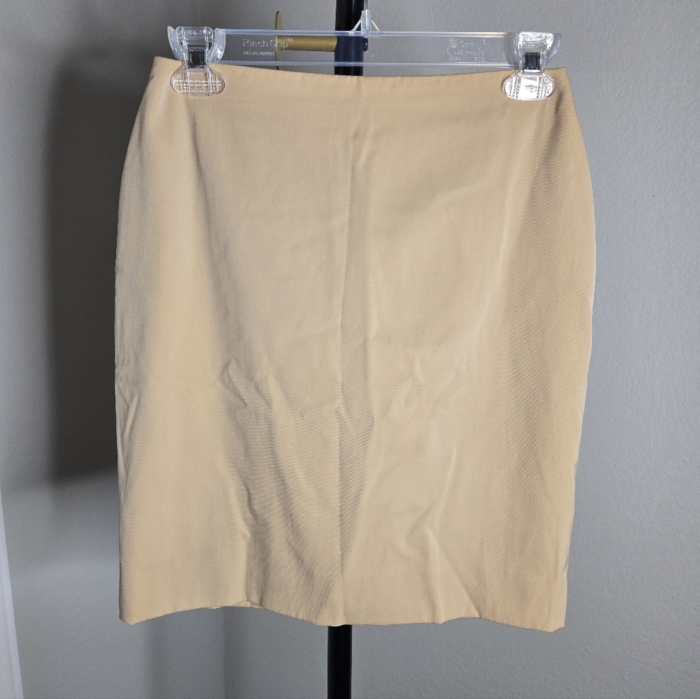 Ralph Lauren Classic Beige Pencil Skirt